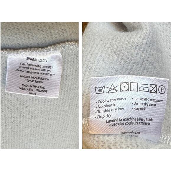 NWT Swannies Golf Foxx Fleece Pullover Size Medium - Picture 7 of 8